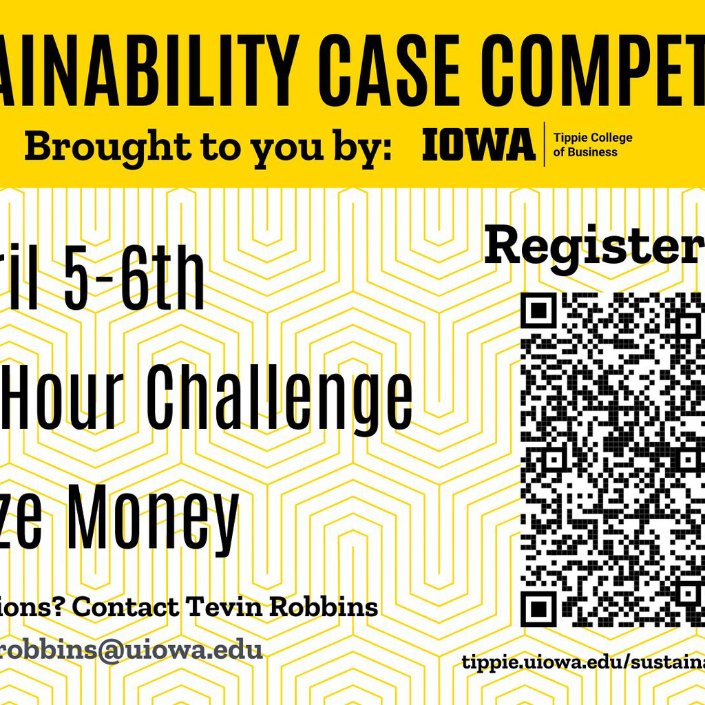 Tippie Sustainability Case Competition (Competition Day) promotional image